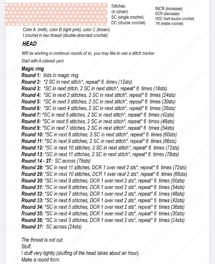 Chart móc búp bê thỏ