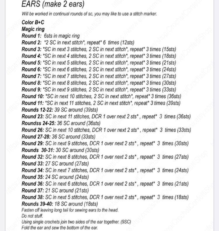 Chart móc búp bê thỏ